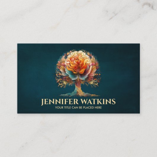 マインドフルな枝 – The Brain Tree 名刺 (正面)