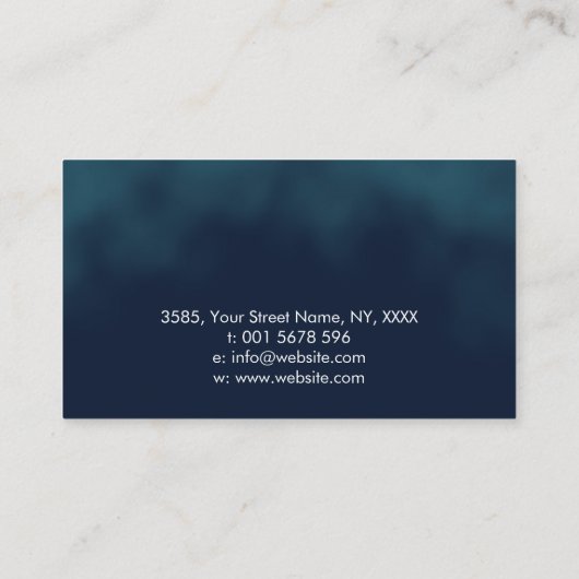 マインドフルな枝 – The Brain Tree 名刺 (裏面)