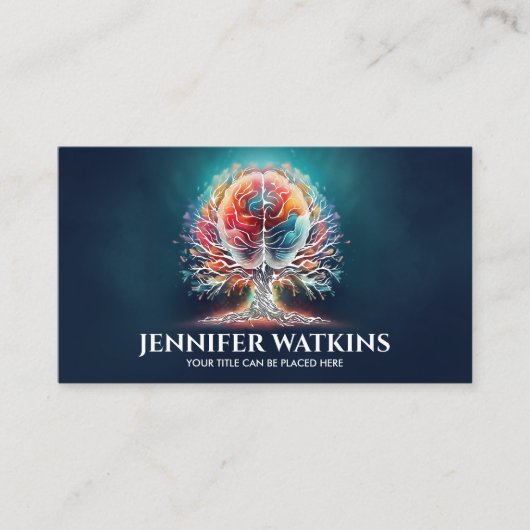 マインドフルな枝 – The Brain Tree 名刺 (正面)