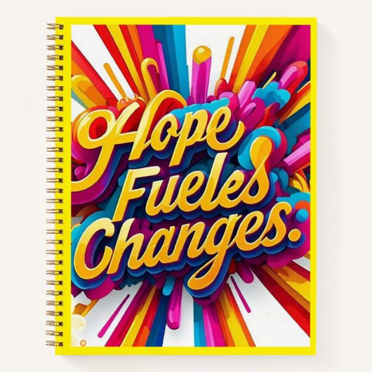 "マインドフルな進歩" ノートブック (正面)