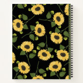 マインドフルひまわり組成スパイラル ノートブック (裏面)