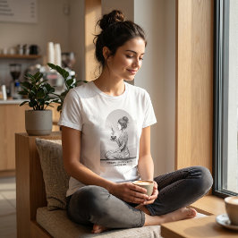 マインドフルエスプレッソ禅瞑想ワンショット仏 Tシャツ