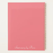 マインドフルエレガントな瞬間：Peonies自己気にプランナー プランナー手帳 (裏面)