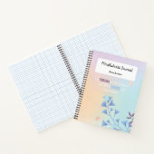 マインドフルネスジャーナルモノグラム感動的引用文 ノートブック (内部)