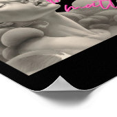 マインドフルネスステッカーのおもしろいのための全呼吸Sギフト ポスター (角)