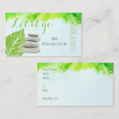 マインドフルネスビジネスカードテンプレート両側を編集 名刺 (正面/裏面)