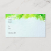 マインドフルネスビジネスカードテンプレート両側を編集 名刺 (裏面)