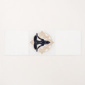 マインドフルネス問題ヨガマット ヨガマット (正面(横))