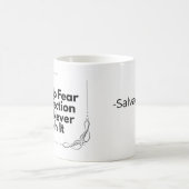 マインドフルネス引用文 – サルバドールダリOn Complements コーヒーマグカップ (中央)