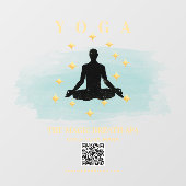 **マインドフルネス霊気ヨガマンスターズ瞑想 ウィンドウサイン (シート)