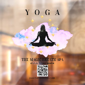 **マインドフルネス霊気女性ヨガ金ゴールド瞑想 ウィンドウサイン (シート2)