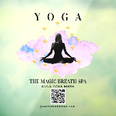 **マインドフルネス霊気女性ヨガ金ゴールド瞑想 ウィンドウサイン (シート3)