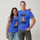 マインドフルネス ヨガ ナマケモノ かわいい 動物 友達 Tシャツ (ユニセックス)