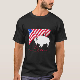 マインドフルネス+ワイルド+非公式+アメリカン+素晴らしい+バイソン Tシャツ
