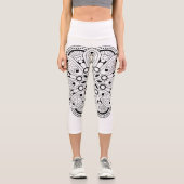 マインドフルマンダラデザインハイウェイストキャプリス カプリレギンス (正面)