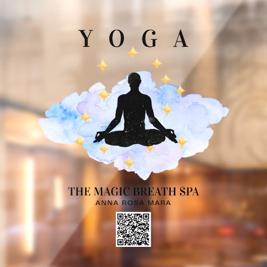 **マインドフル霊気マンヨガ金ゴールド瞑想 ウィンドウサイン (シート2)