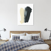 マインドフル2ミニマル抽象芸術キャンバスウォールアート キャンバスプリント (インサイチュ (寝室))