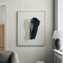 マインドフル2ミニマル抽象芸術キャンバスウォールアート キャンバスプリント