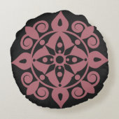 マインドフレッシュマンダラデザイン ラウンドクッション (裏面)