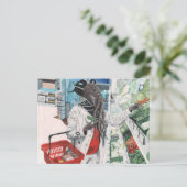 マインドフレヤーグロッサリーストアファンタジーアートポストカード ポストカード (スタンド正面)