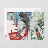 マインドフレヤーグロッサリーストアファンタジーアートポストカード ポストカード (正面/裏面)