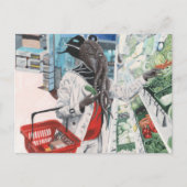 マインドフレヤーグロッサリーストアファンタジーアートポストカード ポストカード (正面)