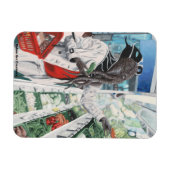 マインドフローヤグロッサリーショッピングファンタジーアートマグネット マグネット (横)