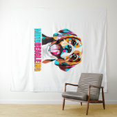 マインドベーグルビーグルドッグ タペストリー (インサイチュ(横))