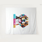 マインドベーグルビーグルドッグ タペストリー (正面(横))