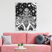 マインドメルトフレーズ キャンバスプリント (インサイチュ (リビング))