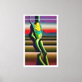 マインドリケッツ – Ken Gage Surrealist Art キャンバスプリント