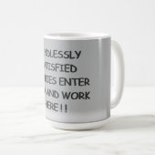 マインドレス満足ゾンビコーヒーマグ コーヒーマグカップ (正面右)