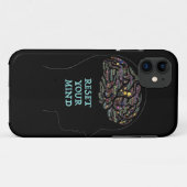 マインドワードアート感動的デザインのリセット Case-Mate iPhoneケース (裏面(横))