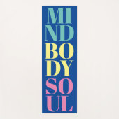 マインド体ソウルヨガマットフィットネストレーニング ヨガマット (正面)