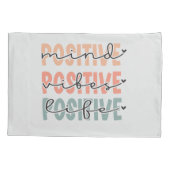 マインド前向きビーズライフ感動的引用文ピロ 枕カバー (裏面)