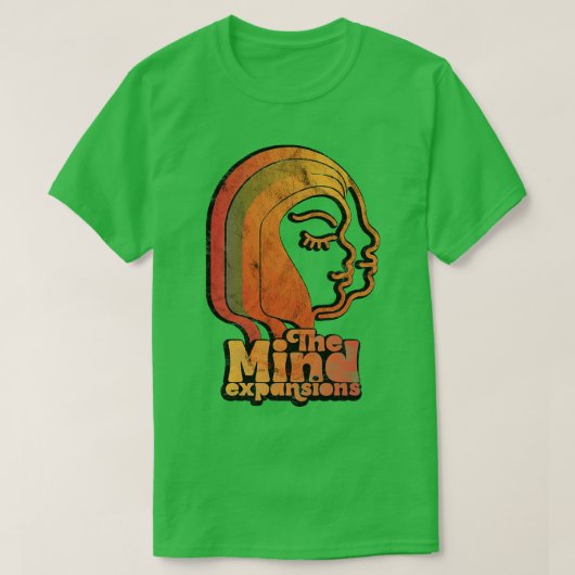 マインド拡張70年代のサイケデリック岩 Tシャツ (デザイン正面)