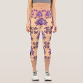 マインド調和 – 装飾用脳 – ハート融合 カプリレギンス (正面)