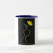 マインド開花マグ – フローラアートクリエイティブ魂 マグカップ (中央)