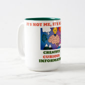 マインド15オズ。 ツートーンマグカップ (正面左)