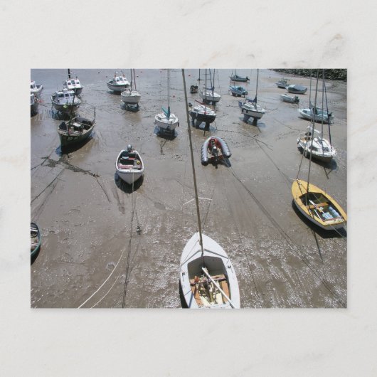 マインヘッド港, サマセット, イギリス ポストカード (正面)