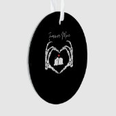 マイン、バレンタインデークラシック – スケルトンハンズ聞く オーナメント (正面)