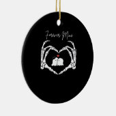 マイン、バレンタインデークラシック – スケルトンハンズ聞く セラミックオーナメント (右)