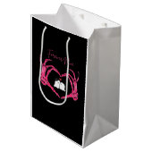 マイン、バレンタインデークラシック – スケルトンハンズ聞く ミディアムペーパーバッグ (正面アングル)