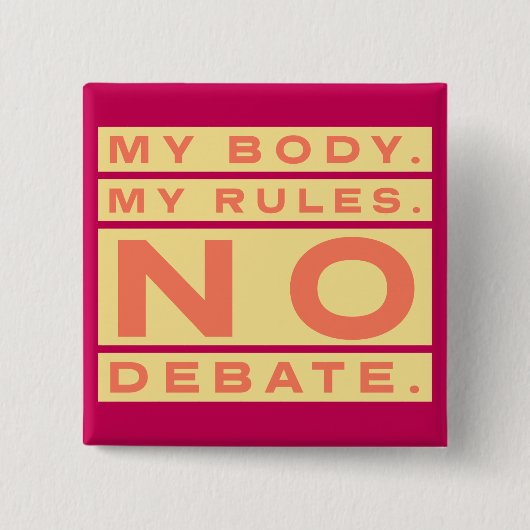 マイ体ボタン 缶バッジ (正面)