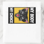 マイ体マイチョイスシール 長方形シール (バッグ)