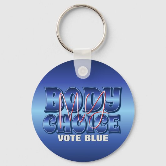 マイ体マイチョイスブルー キーホルダー (正面)