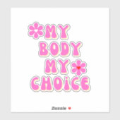 マイ体マイチョイスレトロタイポグラフィ車デカール シール (シート)