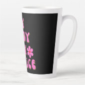 マイ体マイチョイスレトロタイポグラフィ カフェラテマグ (右)