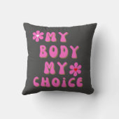 マイ体マイチョイスレトロタイポグラフィ クッション (裏面)