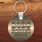 マイ体マイチョイス金ゴールドキーチェーン キーホルダー (正面)